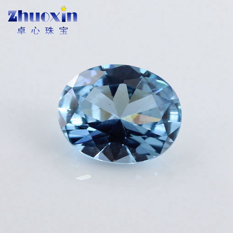 椭圆形裸钻吊坠尖晶石