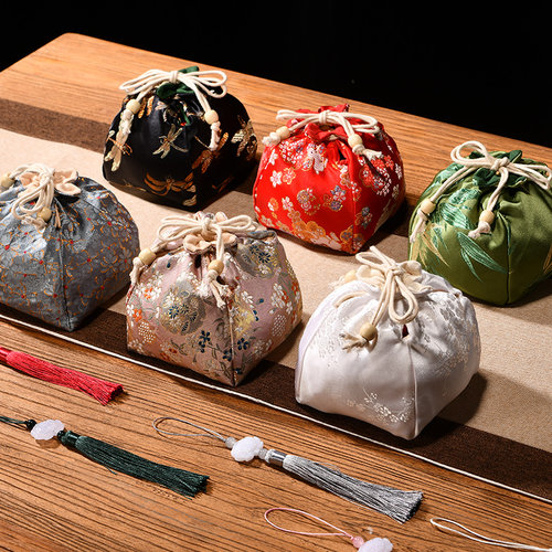 忆旧原创汤婆子布套万柿如意包布