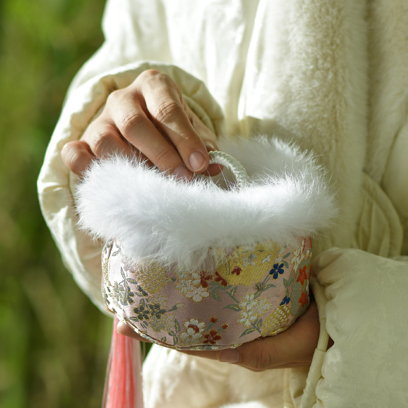 忆旧原创古风汤婆子暖手汉服送礼