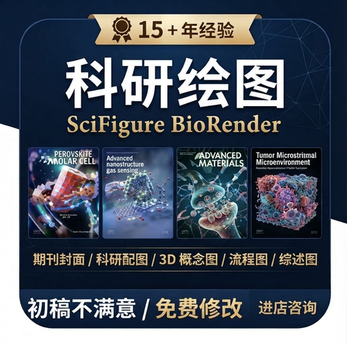 15年+硕博团队专业科研绘图 Sci期刊封面 BioRender 矢量图去AI味