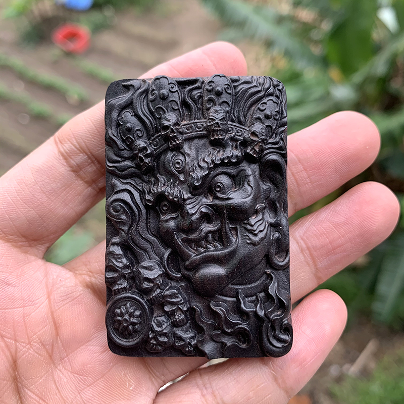 中式把玩木牌黑檀木不动