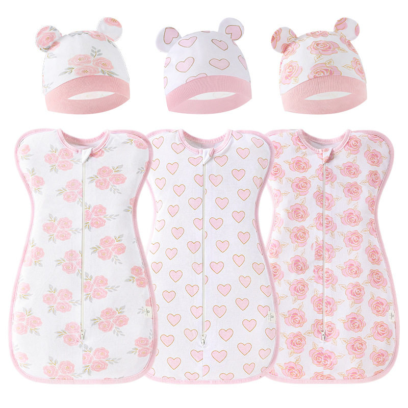 清仓欧美新生儿防惊跳襁褓婴儿投降式睡袋宝宝举手式襁褓包巾四季
