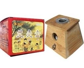 竹制单孔艾炙盒温灸器