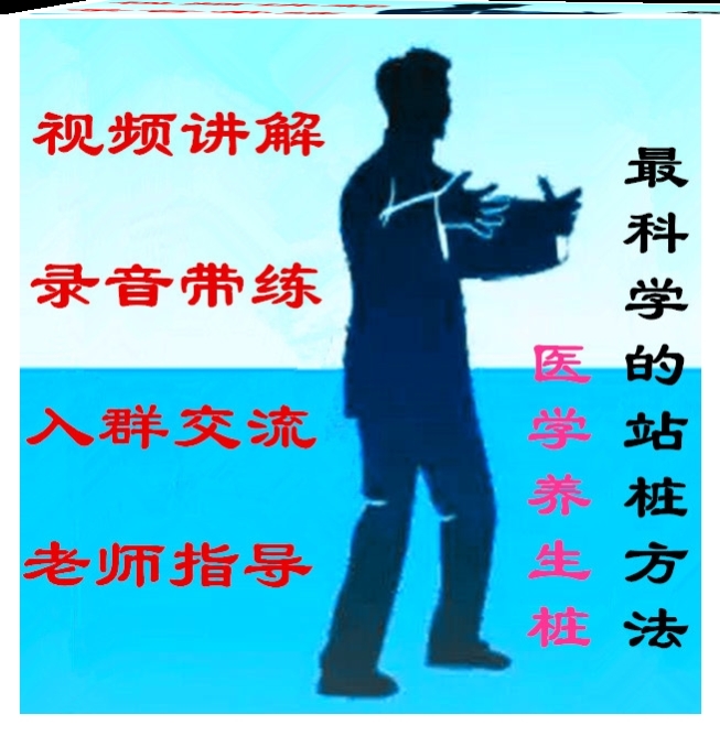 站桩教程浑圆桩混元桩太极桩功养生桩教学视频教程导引