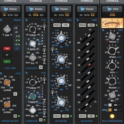UAD LUNA API Vision Console Emulation Bundle 录音工作站软件