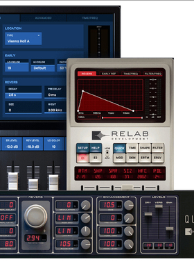 Relab Pro Reverb Bundle 套装包含三个效果器
