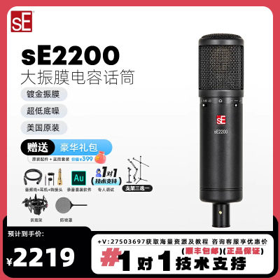 SE2200有线电容直播录音麦克风