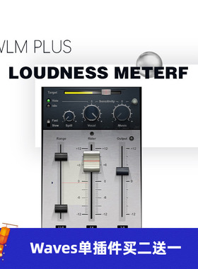 WAVES16  Vocal Rider自动保持稳定人声和对话的电平插件后期混音