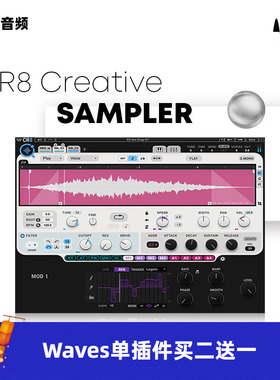 WAVES16 CR8 Creative Sampler 模拟采样器插件 Waves16