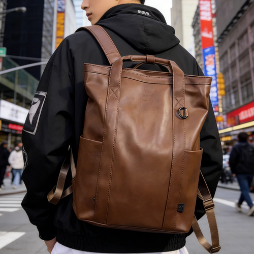 复古男士双肩包日韩中性男女通勤