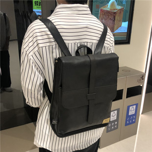 潮牌休闲旅行书包 学生双肩包 日韩电脑文件背包 男士 threebox时尚