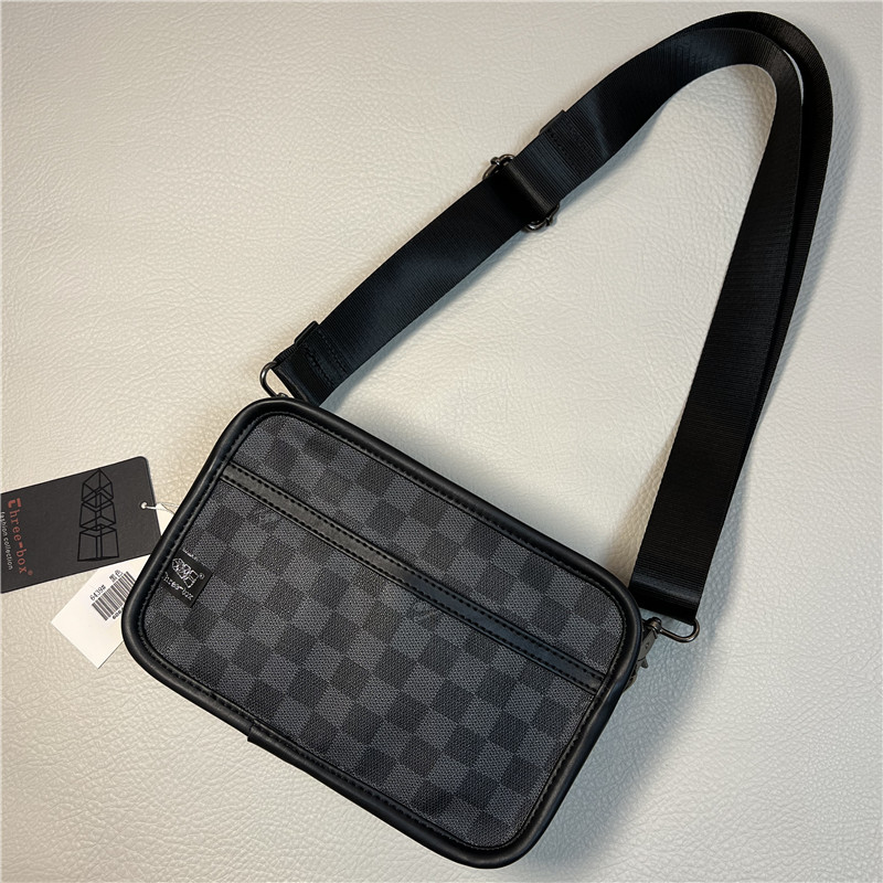 三盒子单肩斜挎包日韩户外男背包