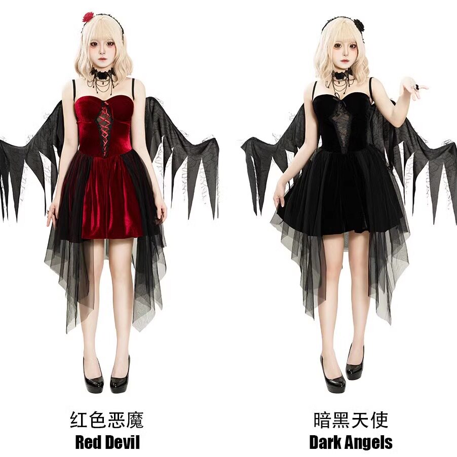 出租万圣节吸血鬼连衣裙租赁恶魔
