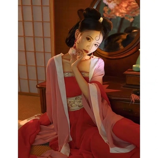 出租 妲己cos服小橙子同款女成人古装长款古风表演服装租赁舞蹈服