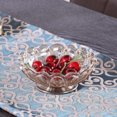 欧式 简约现代创意水晶玻璃小糖果盘干果盘盘样板间茶几烟灰缸