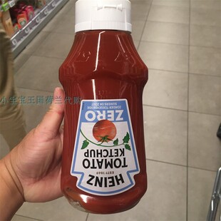 2瓶荷兰直邮包邮包税Heinz Tomato ketchup zero亨氏无糖番茄酱