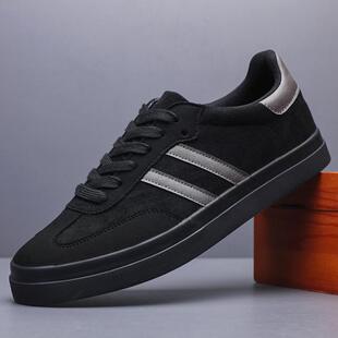 宝达帆布鞋男款2024秋季新款爆款男士休闲板鞋透气百搭运动鞋潮鞋