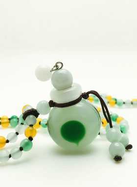 玉石琉璃手串鼻烟壶工艺品吊坠