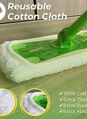 静电除尘拖把替换布套适用swiffer拖把托布重复水洗平板干湿两用