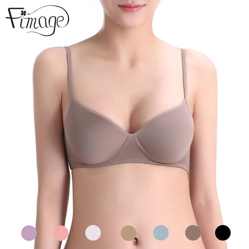 fimage有致日系夏季真丝无钢圈文胸无痕薄款舒适女桑蚕丝光面内衣 - 封面