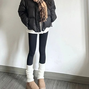 高腰收腹提臀瑜伽打底裤 175高个子加长鲨鱼裤 女加绒外穿春秋薄款