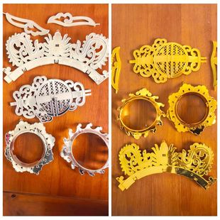 厂销售塑料材料紫金冠帽子配件 京剧戏剧贾宝玉帽子孙悟空紫金冠