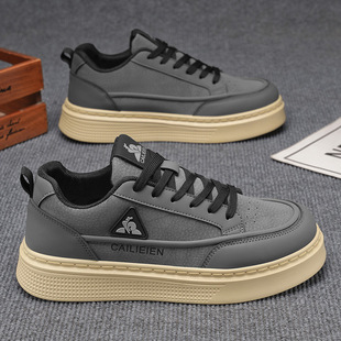 男鞋 休闲老爹潮鞋 新款 子男学生潮流百搭厚底运动鞋 透气板鞋 春秋季