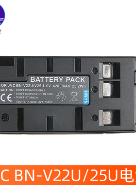 适用JVC杰伟世BN-V22U BN-V24U BN-V25U V20U V400U V65相机电池