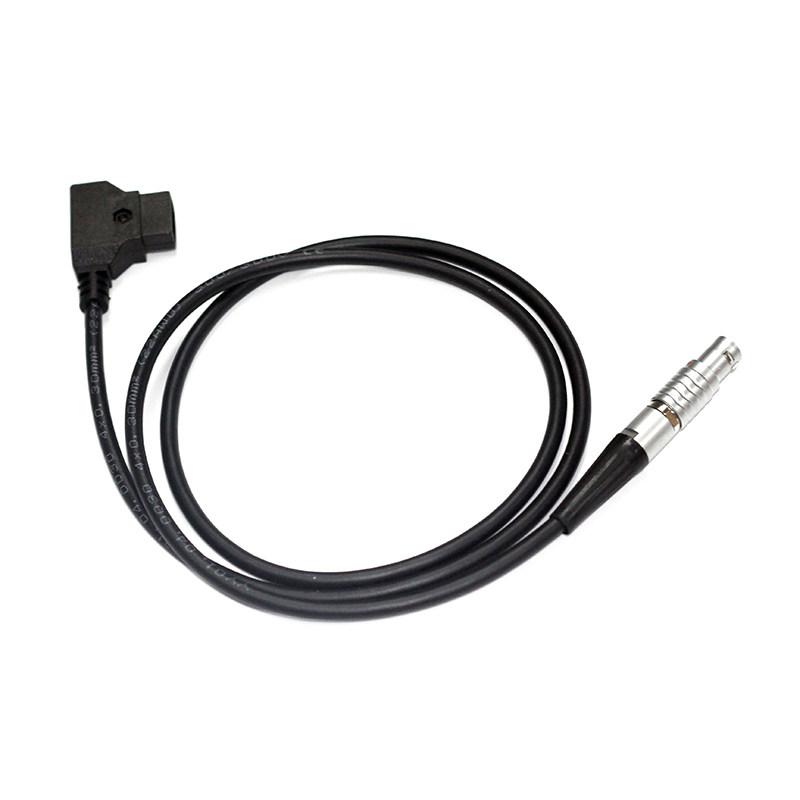 适用于佳能 C100/C200/C300电源线供电 D-TAP转LEMO 4针