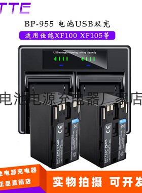 BP-955电池双充充电器 适用佳能EOS-C100MarkII 适用RED 科莫多6K
