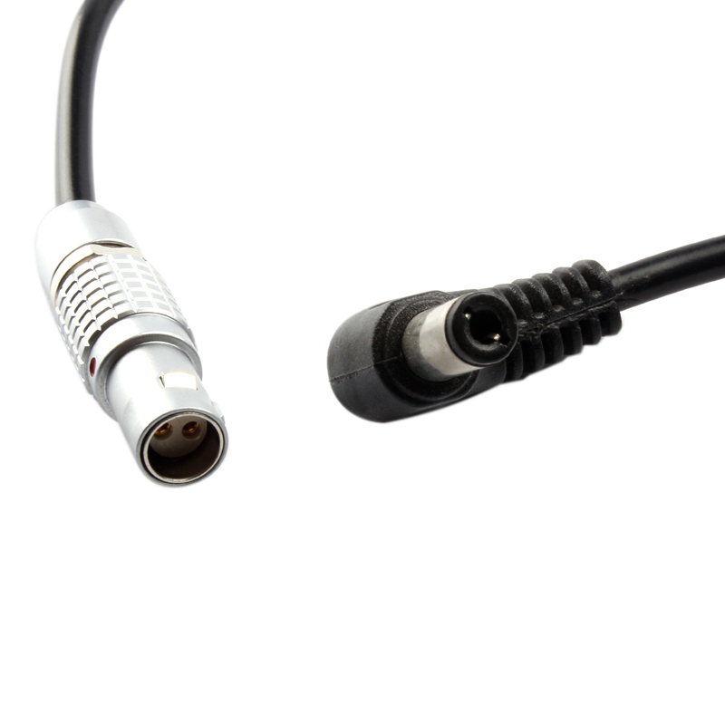 DC5.5*2.5公头转komodo电源线科莫多供电直线弹簧线RED单反摄像机