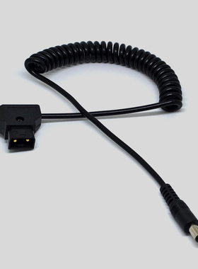 D-TAP B型头转DC 12V弹簧线 弹弓BMCC供电系统电源线 安东BMPC 4K