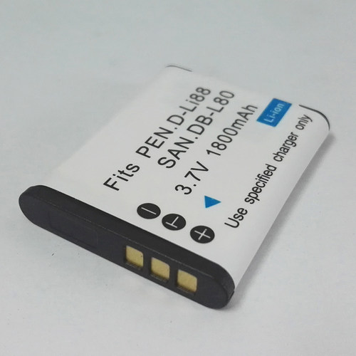 适用三洋VPC-X1200 X1220 X1250 X1420 CA100 DB-L80 相机电池