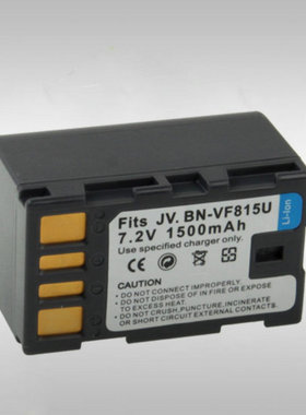 适用JVC vf815电池MG880 HD3 HD5 HD6AC BN-VF815U数码相机锂电池