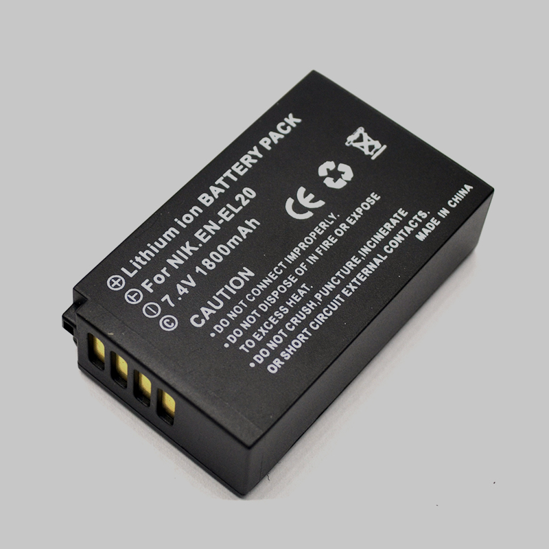 包邮1 V3锂电池代尼康相机ENEL20a EN-EL20a one J1 one J2 1 J3