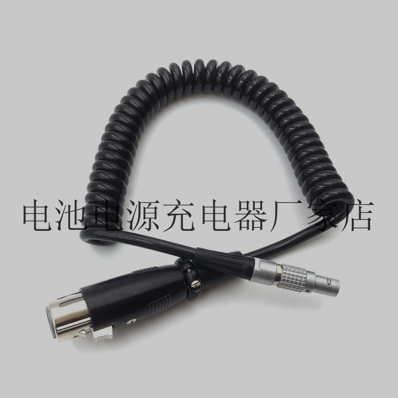 艾丽莎ARRI艾美拉数字摄像机监视器电源线四芯卡农母头转