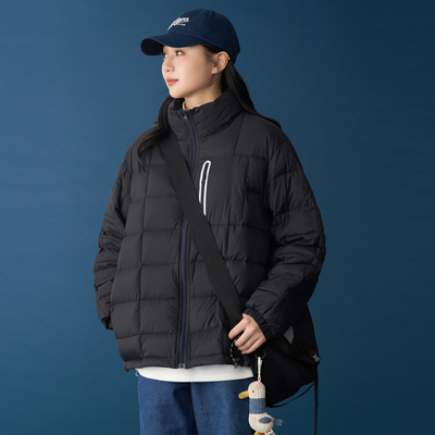 轻薄柔软舒适羽绒服女2025冬季新款90白鸭绒轻盈短款小个子羽绒衣