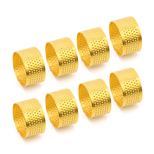 防扎顶针指套家用可调节手工针线活铜色结婚顶针箍缝纫工具戒指器