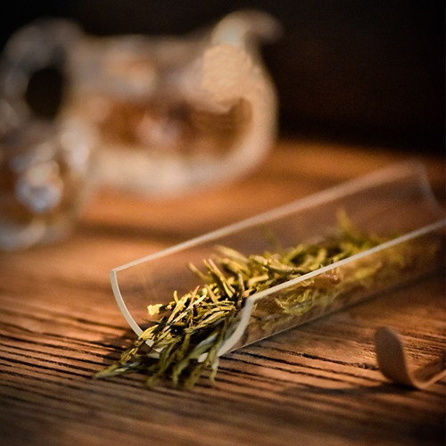 手工玻璃透明禅意茶则茶道配件