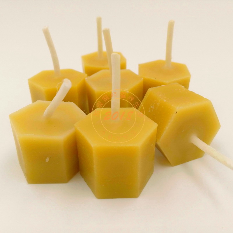 六角形蜡烛原创手作天然蜂蜡蜂巢