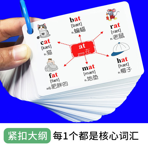 思维导图速记【小学】英语单词卡