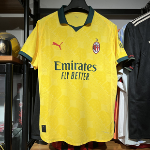 kitsbox正品25/26AC米兰二客短袖球员版球衣779978-03
