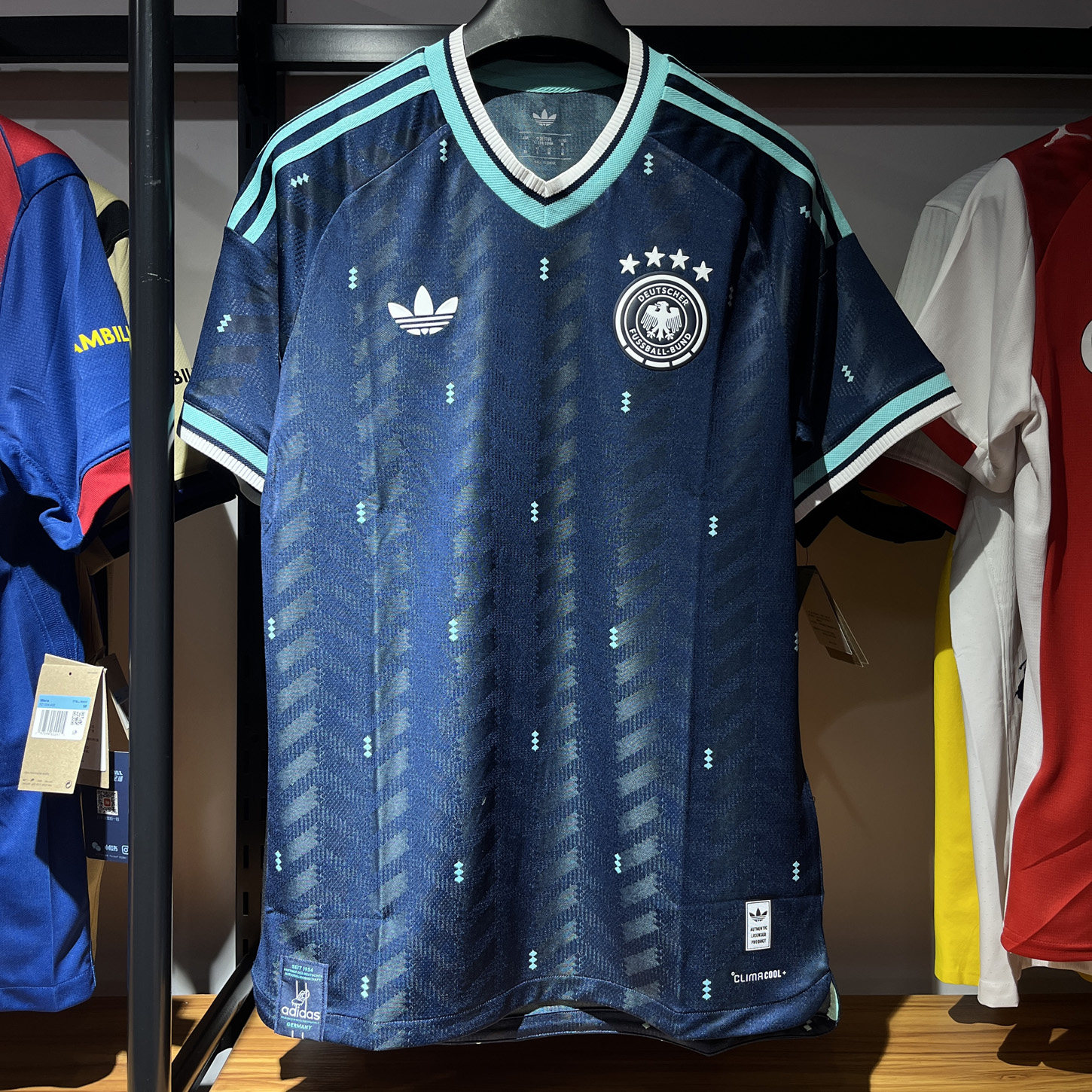 kitsbox正品26德国客场维尔茨穆夏拉短袖球员版球衣足球服JN2070