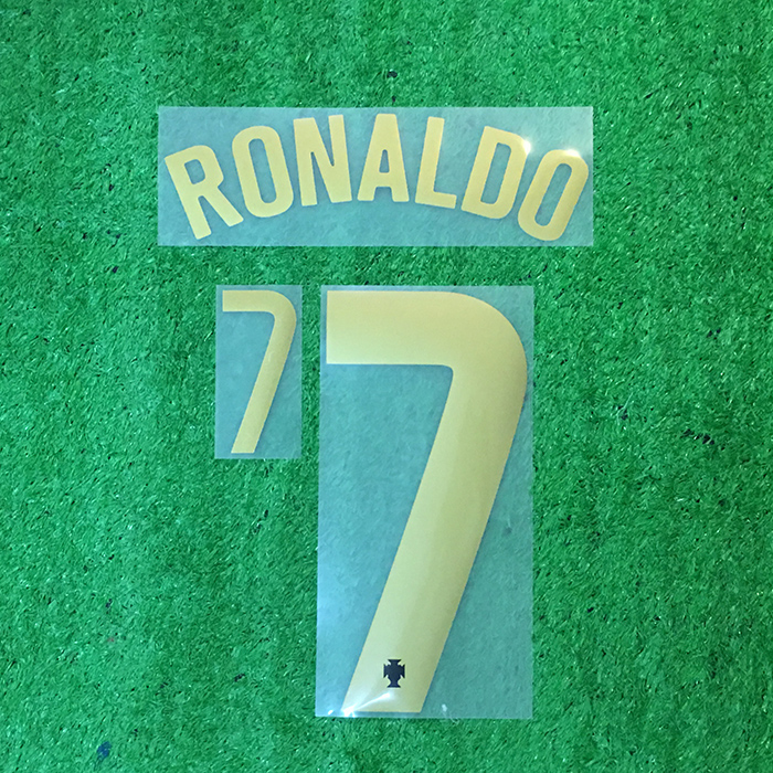主场C罗B费印字印字号RONALDO