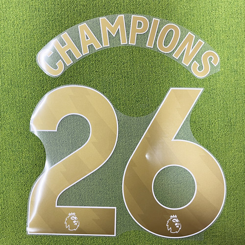 kitsbox正品25/26阿森纳英超冠军纪念金字champions夺冠字金章