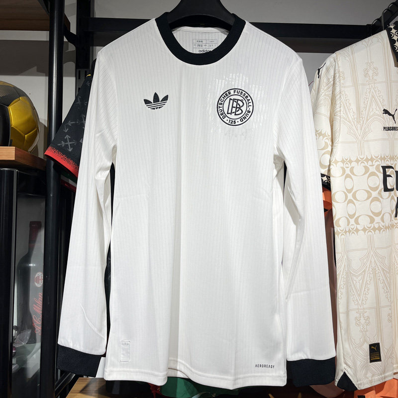 kitsbox正品24德国125周年特别款长袖球衣足球服JY0217
