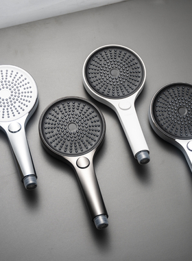 国产汉斯镜雨平替130手持花洒增压多出喷头家用白色黑色枪灰银色