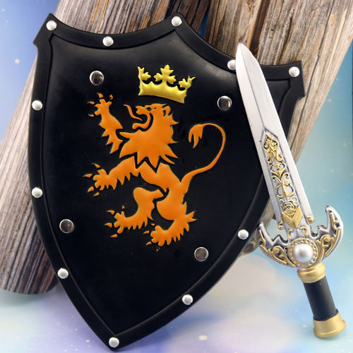 拔刀剑道具儿童玩具刀仿真盾牌