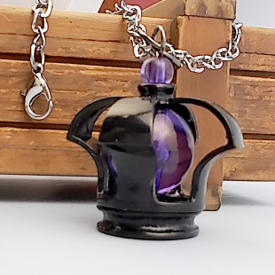 魔法少女小圆cos晓美焰灵魂宝石匙扣恶魔焰项链挂件吧唧漫画周边