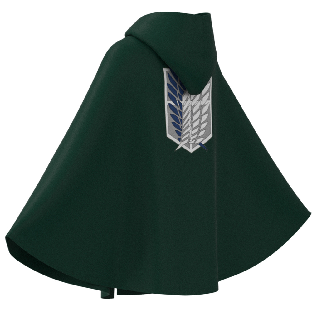 进击的巨人兵长斗篷绿色披风